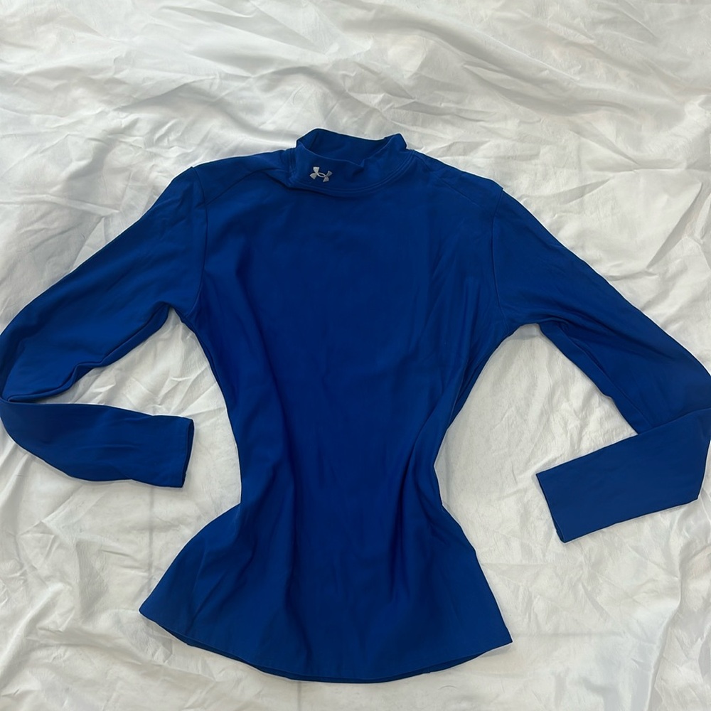 Blue under armour turtle neck
